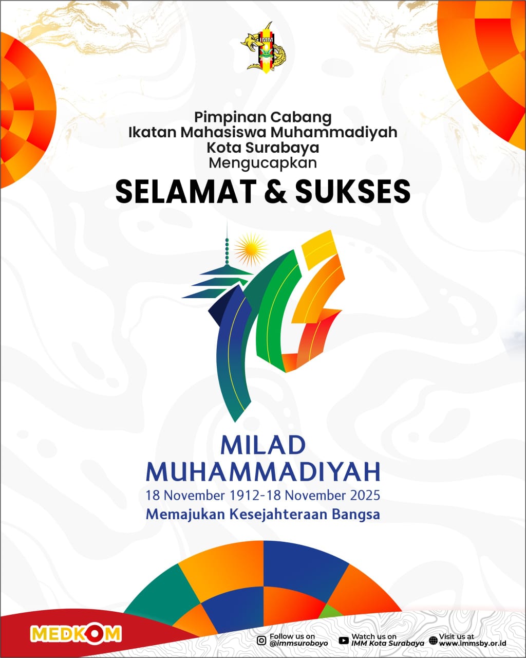 Refleksi Kader IMM Surabaya di Milad ke-113 Muhammadiyah: Meneguhkan Gerakan untuk Memajukan Kesejahteraan Bangsa